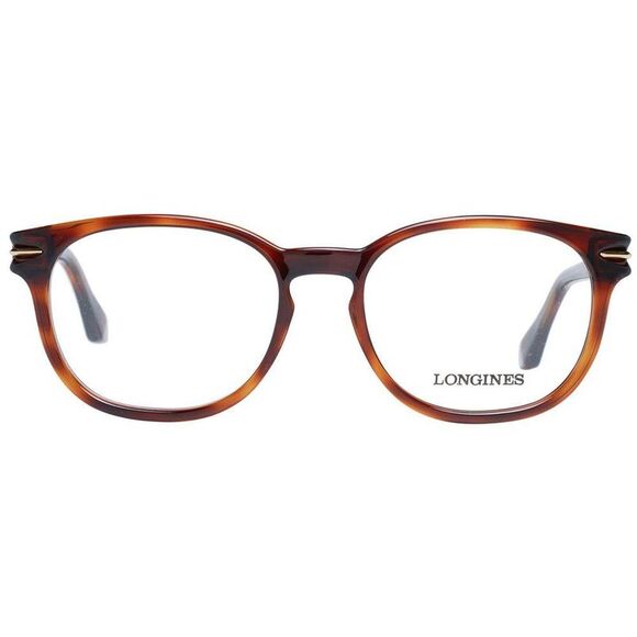 Longines L540S Round Tortoise Eyeglasses Unisex Brown Frames - Picture 2 of 5